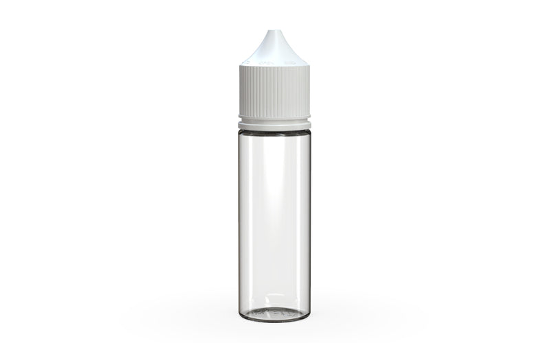 Chubby Gorilla Unicorn 50ml bottle, clear natural with opaque white cap, front view