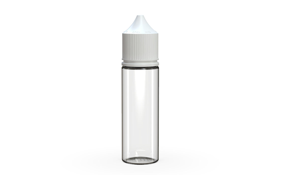 Chubby Gorilla Unicorn 50ml bottle, clear natural with opaque white cap, front view