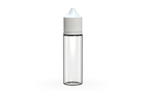Chubby Gorilla Unicorn 50ml bottle, clear natural with opaque white cap, front view