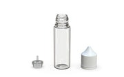 Chubby Gorilla Unicorn 50ml bottle, clear natural with opaque white cap, multiple units