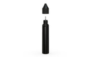 Chubby Gorilla Unicorn 30ml bottle, solid opaque black, side view