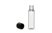 Chubby Gorilla Spiral CR 20ML unicorn bottle, clear natural bottle with opaque black child-resistant cap, multiple units