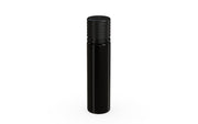 Chubby Gorilla Spiral CR 20ML unicorn bottle, opaque black bottle with opaque black child-resistant cap, side view