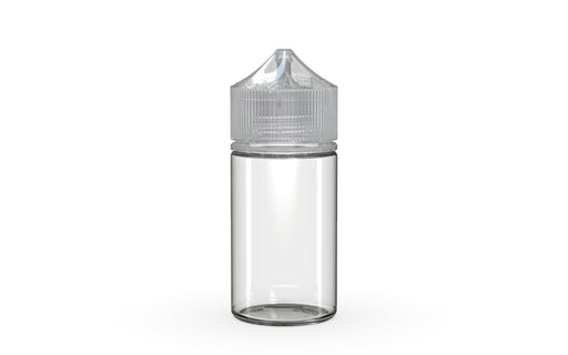 Chubby Gorilla Unicorn 60ml Mini bottle, clear natural with clear natural cap, front view