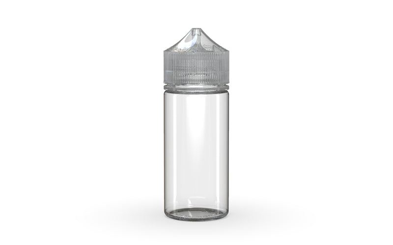 Chubby Gorilla Unicorn 75ml Mini bottle, clear natural with clear natural cap, front view