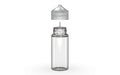 Chubby Gorilla Unicorn 75ml Mini bottle, clear natural with clear natural cap, side view
