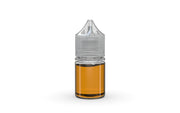 Chubby Gorilla Unicorn 20ml Stubby bottle, clear natural with clear natural cap, cap detail