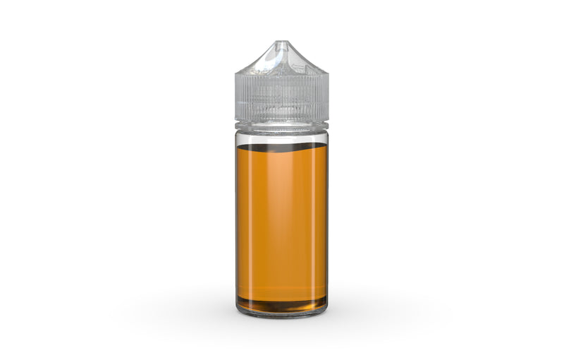Chubby Gorilla Unicorn 75ml Mini bottle, clear natural with clear natural cap, cap detail