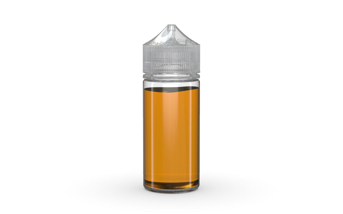Chubby Gorilla Unicorn 75ml Mini bottle, clear natural with clear natural cap, cap detail