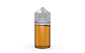 Chubby Gorilla Unicorn 60ml Mini bottle, clear natural with clear natural cap, cap detail