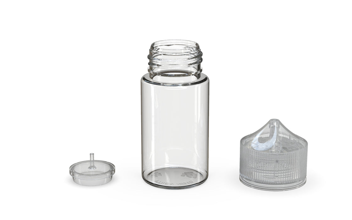 Chubby Gorilla Unicorn 60ml Mini bottle, clear natural with clear natural cap, multiple units