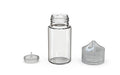 Chubby Gorilla Unicorn 60ml Mini bottle, clear natural with clear natural cap, multiple units