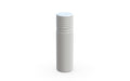 Chubby Gorilla Spiral CR 16.5ML unicorn bottle, opaque white bottle with opaque white child-resistant cap, side view