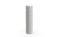 Chubby Gorilla Spiral CR 20ML unicorn bottle, opaque white bottle with opaque white child-resistant cap, side view