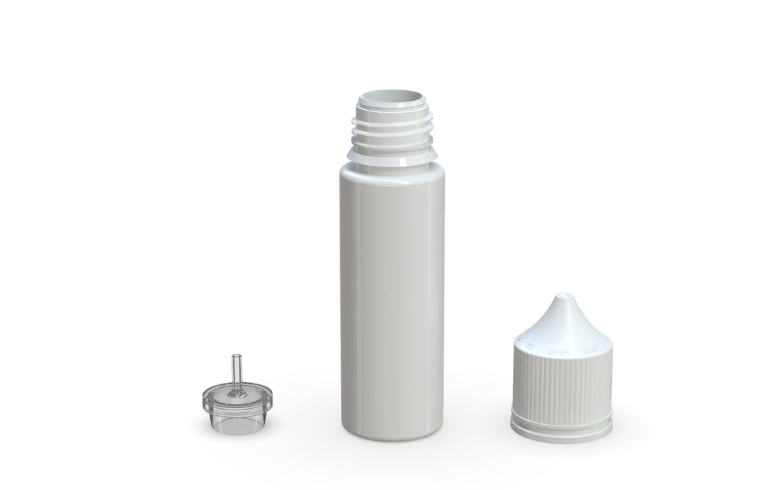 Chubby Gorilla Unicorn 50ml bottle, solid opaque white, multiple units