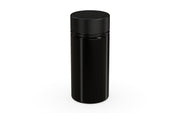 Chubby Gorilla Spiral Wide Mouth Container 300ml, solid opaque black, side view