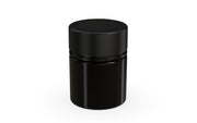 Chubby Gorilla Spiral Thick Wall Container 60ml, solid opaque black, side view
