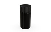 Chubby Gorilla Spiral Thick Wall Container 30ml, solid opaque black, side view