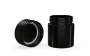 Chubby Gorilla Spiral Thick Wall Container 60ml, solid opaque black, multiple units