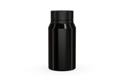 Chubby Gorilla Spiral Shot Bottle 60ml Mini, solid opaque black, front view