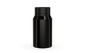 Chubby Gorilla Spiral Shot Bottle 60ml Mini, solid opaque black, front view