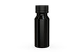 Chubby Gorilla Spiral Shot Bottle 60ml, solid opaque black, front view