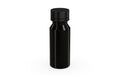 Chubby Gorilla Spiral Shot Bottle 60ml, solid opaque black, side view