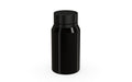 Chubby Gorilla Spiral Shot Bottle 60ml Mini, solid opaque black, side view