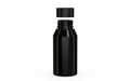 Chubby Gorilla Spiral Shot Bottle 100ml Mini, solid opaque black, cap detail