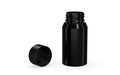 Chubby Gorilla Spiral Shot Bottle 60ml Mini, solid opaque black, multiple units