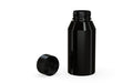 Chubby Gorilla Spiral Shot Bottle 100ml Mini, solid opaque black, multiple units
