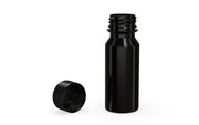 Chubby Gorilla Spiral Shot Bottle 60ml, solid opaque black, multiple units