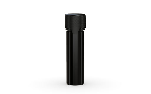 Chubby Gorilla Aviator Straight Tube 65mm Flat, solid opaque black, front view