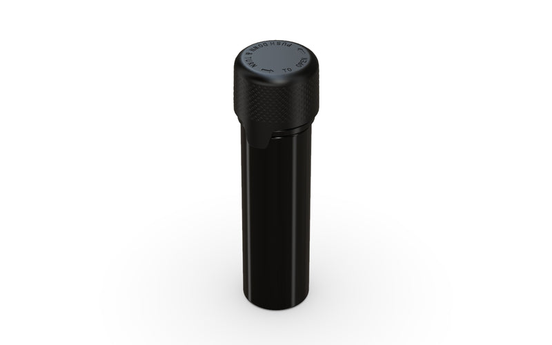 Chubby Gorilla Aviator Straight Tube 65mm Flat, solid opaque black, multiple units