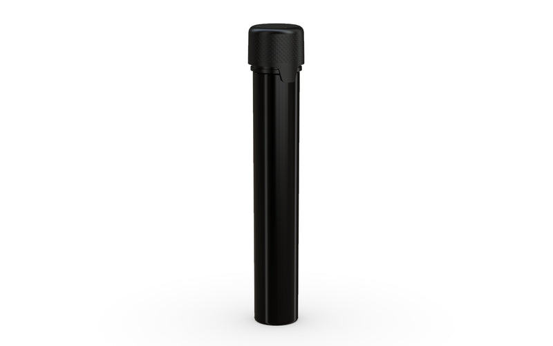 Chubby Gorilla Aviator Straight Tube 115mm Flat, solid opaque black, side view