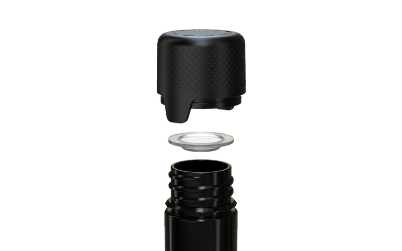 Chubby Gorilla Aviator Straight Tube 115mm Flat, solid opaque black, additional view