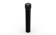 Chubby Gorilla Aviator Straight Tube 115mm Flat, solid opaque black, multiple units