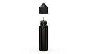 Chubby Gorilla Unicorn 50ml bottle, solid opaque black, side view