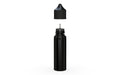 Chubby Gorilla Unicorn 50ml bottle, solid opaque black, side view