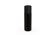 Chubby Gorilla Spiral CR 16.5ML unicorn bottle, opaque black bottle with opaque black child-resistant cap, side view
