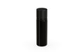 Chubby Gorilla Spiral CR 16.5ML unicorn bottle, opaque black bottle with opaque black child-resistant cap, side view