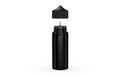 Chubby Gorilla Unicorn 120ml bottle, solid opaque black, side view