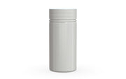Chubby Gorilla Spiral Wide Mouth Container 300ml, solid opaque white, front view