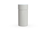 Chubby Gorilla Spiral Thick Wall Container 30ml, solid opaque white, front view