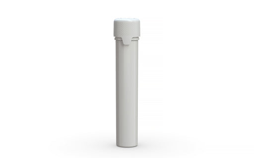 Chubby Gorilla Aviator Straight Tube 100mm Flat, solid opaque white, front view