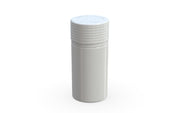 Chubby Gorilla Spiral Thick Wall Container 30ml, solid opaque white, side view