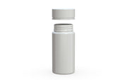Chubby Gorilla Spiral Wide Mouth Container 300ml, solid opaque white, lid detail