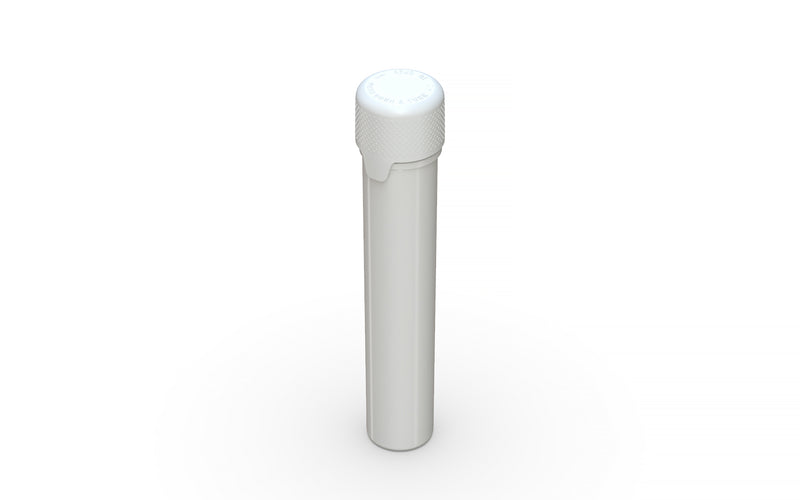 Chubby Gorilla Aviator Straight Tube 100mm Flat, solid opaque white, additional view