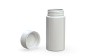 Chubby Gorilla Spiral Wide Mouth Container 300ml, solid opaque white, multiple units