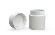 Chubby Gorilla Spiral Thick Wall Container 60ml, solid opaque white, multiple units